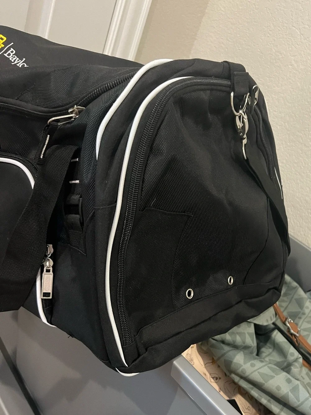 Baylor University Black Duffel